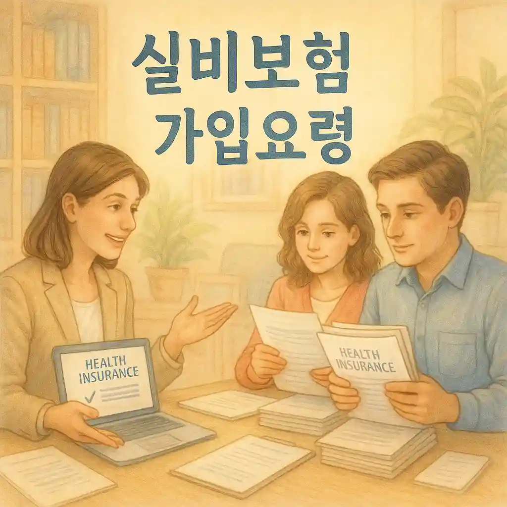실비보험 가입요령